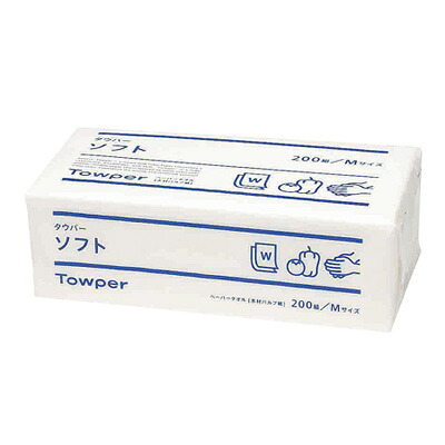 トゥーカイ ペーパータオル タウパー ホンブルグ帽M （25束入）( 勝手もと下位区分 )