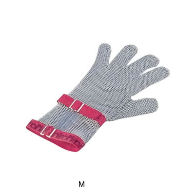 ニロフレックス ショートカフ付 メッシュ手袋 5本指（片手）（ナイロン繊維ベルト） M C-M5( キッチンブランチ )