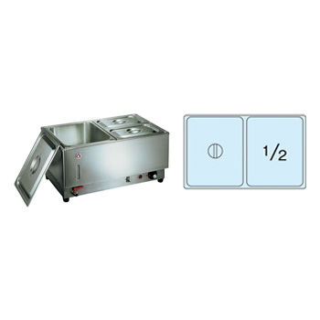 電気フードウォーマー 1/1ヨコ型 KU-102Y 570×365×H270mm( キッチンブランチ )|キッチンブランチ