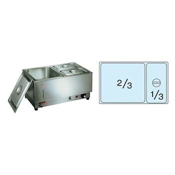 電気フードウォーマー 1／1ヨコ型 KU-107Y 570&times;365&times;H270mm( キッチンブランチ )｜キッチンブランチ