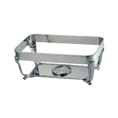UK 18-8 バロン角チェーフィング用 スタンド 26インチ 615×365×H200mm( キッチンブランチ )|キッチンブランチ