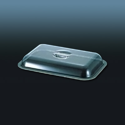 UK ポリカ製角チェーフィング用カバー 22インチ用 540×335×H65mm( キッチンブランチ )