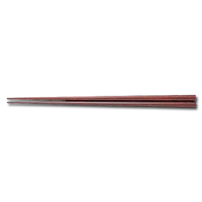 洗浄器対応塗箸（50膳入） JA-011 全長23cm 【茶】