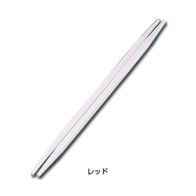 ニューエコレン箸和風 利休箸（50膳入） 全長240mm 【レッド】