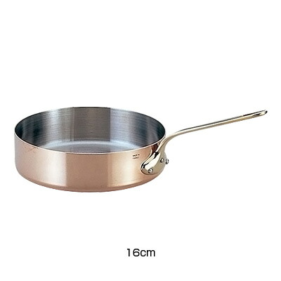 モービル カパーイノックス 片手浅型鍋（蓋無）6523.16 16cm( キッチンブランチ )