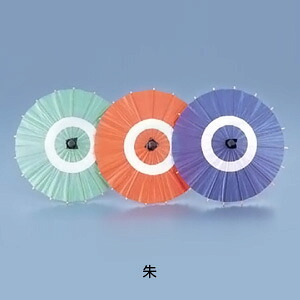 蛇ノ目傘 B（中）（1ケース100入）直径140mm 【朱】｜キッチンブランチ