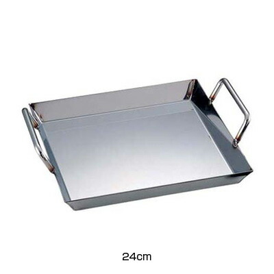 楽天市場】ちりとり鍋 24cm ステンレス製角なべ IH（電磁）対応／角鍋