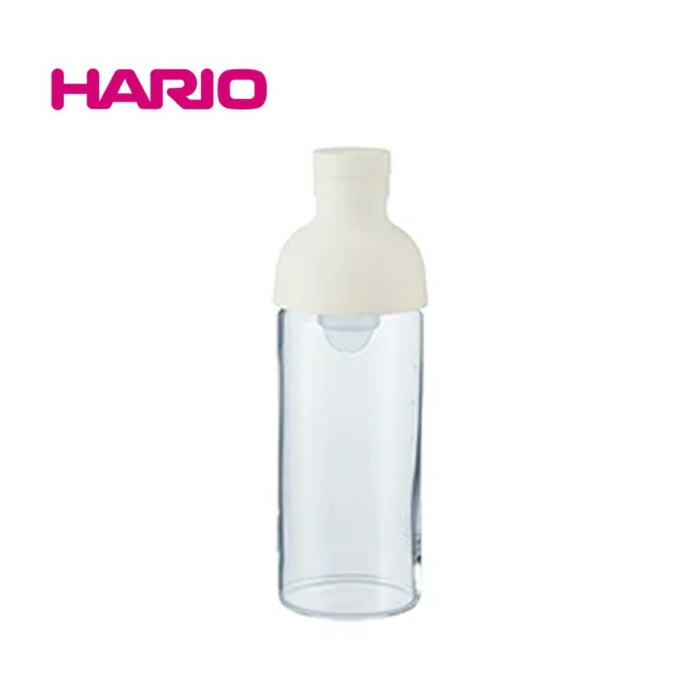 正規店仕入れの HARIO ハリオ フィルターインボトル 300ml ホワイト FIB-30-W 水出し 茶 ボトル 日本製 耐熱ガラス ピッチャー  ワイン型 montemar.com.mx