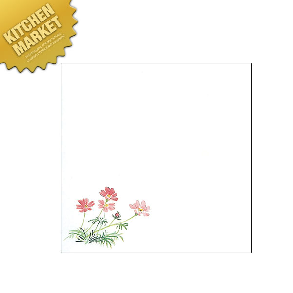 C33-002 耐油懐敷 15角 秋桜 1000枚入 【kmaas】 懐敷 かいしき 使い捨て食器 使い捨て皿 7,296円
