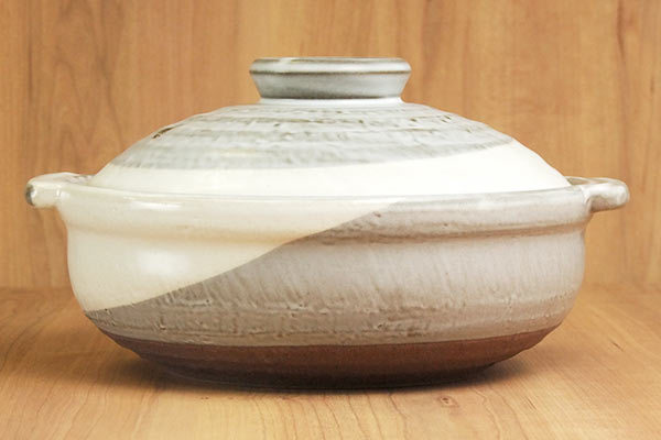 4人用土鍋セット京都粉引土鍋9号1個取鉢4個れんげ4個さいばし1膳/日本製/業務用食器