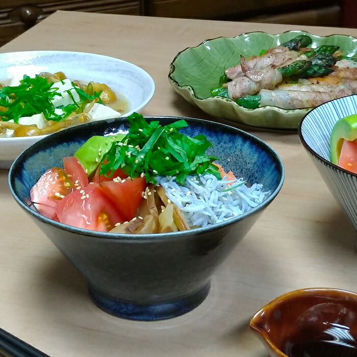 楽天市場】どんぶり 食器 うず巻き 麺丼 ブラック 20cm 黒 和食器 中華