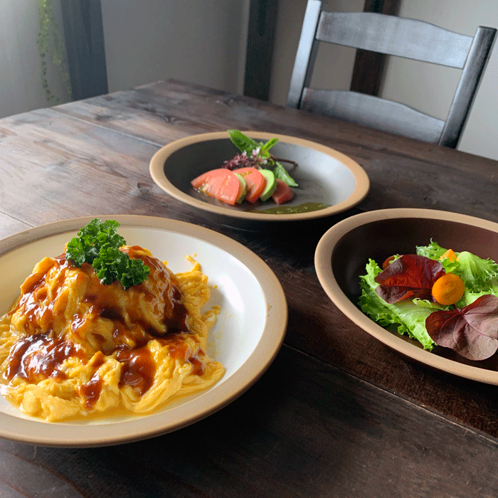 クリスタル大皿 青ガラス サラダボウル ガラス器 小鉢 1個