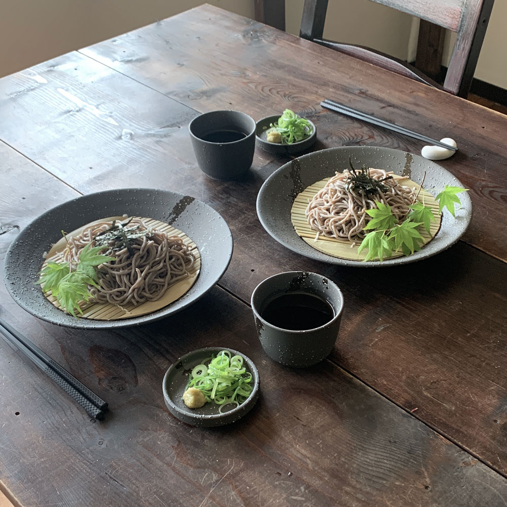 送料無料】そば食器 彗星 二人前 そば食器セット 2人前 ざるそばセット