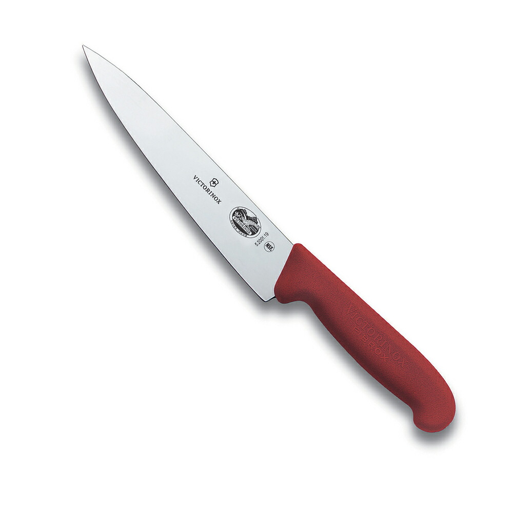 【4/20は全品ポイント3倍！】VICTORINOX 5.2001.19GB シェフナイフ（牛刀）19cm レッド ビクトリノックス 包丁 ナイフ