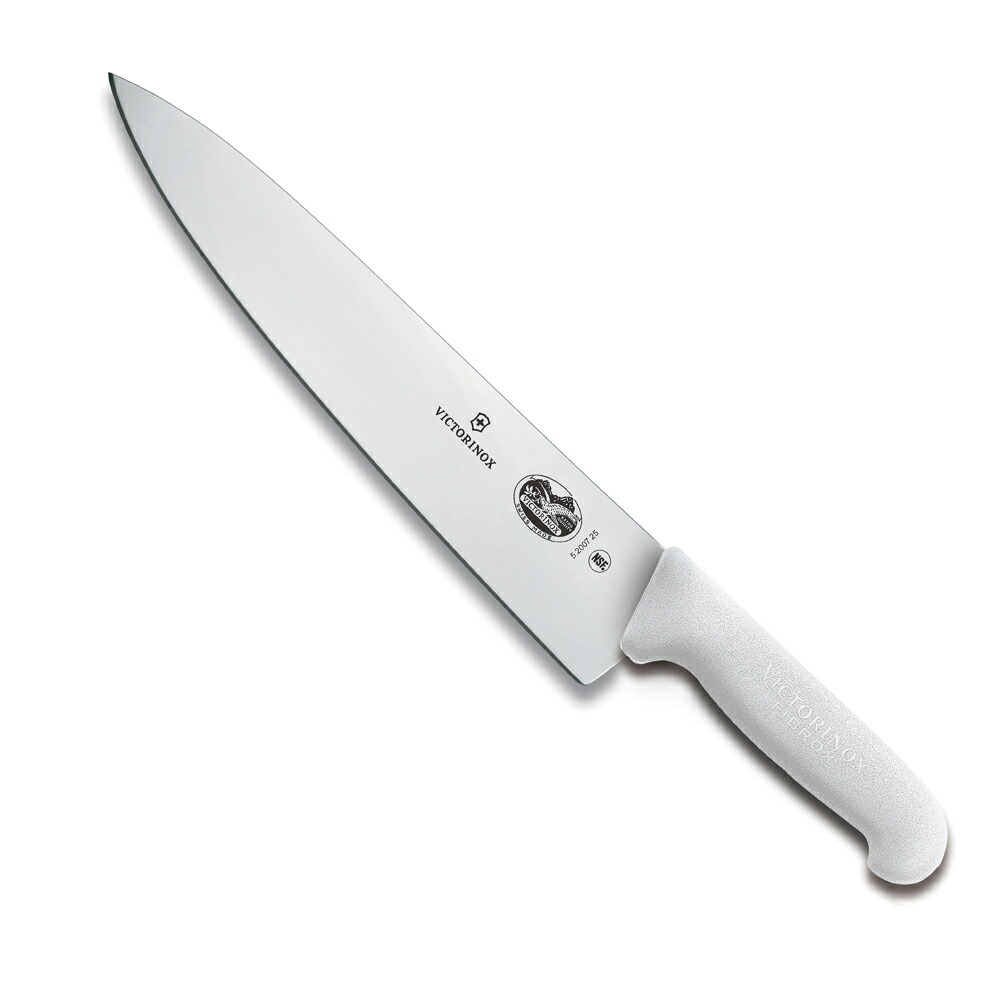 【4/10は全品ポイント3倍！】VICTORINOX 5.2001.25GB シェフナイフ（牛刀）25cm ホワイト ビクトリノックス 包丁 ナイフ