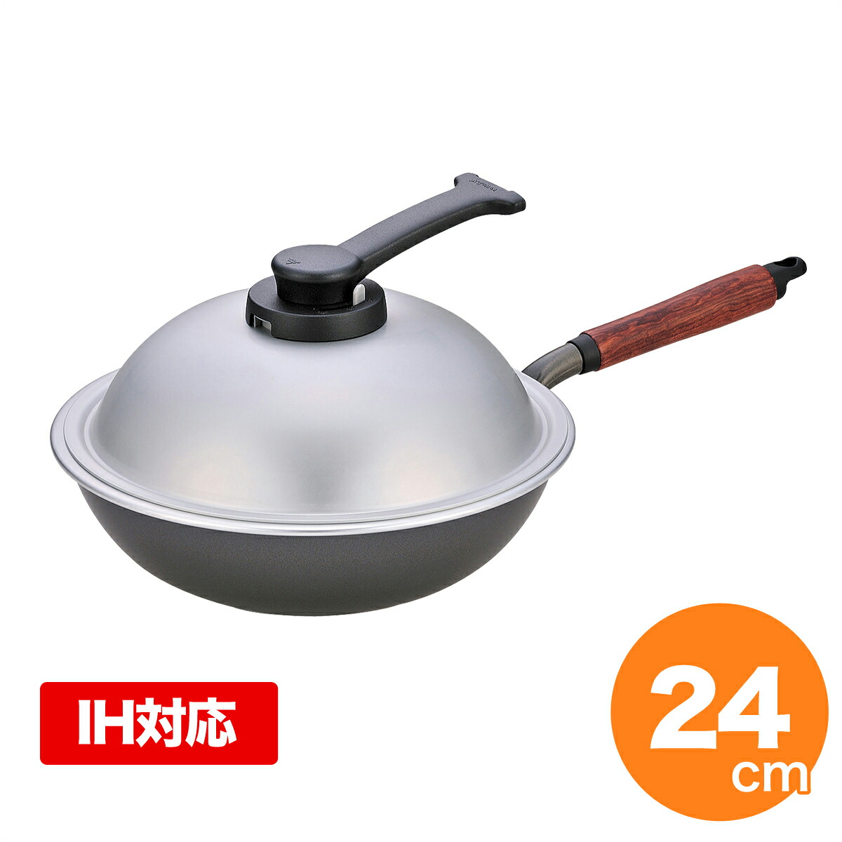 【全品ポイント3倍！4/17 9:59まで】ウー・ウェンパンプラス IH対応 24cm WPL24IH