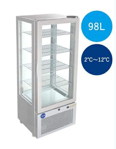 楽天市場】【送料無料】新品！ジェーシーエム/JCM 4面ガラス冷蔵ショー