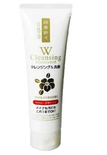 熊野油脂四季折々白椿油Wクレンジング洗顔フォーム 190g まとめ買い&times;48個セット｜厨房機器キッチンキング