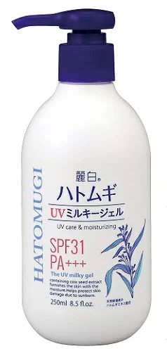 熊野あぶら身麗白ハトムギUVミルキージェル SPF31+ PA+++ 250ml  まとめ買い×36個仕掛ける