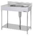 東製造所携帯型 1槽水切シンク 800*460*750 EKPM1-800R【人間宅送りとどける不可】
