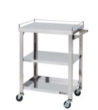 東製作所天板コボレ止め付ステンレス製ワゴン900*600*800 3GWG3-900H｜厨房機器キッチンキング
