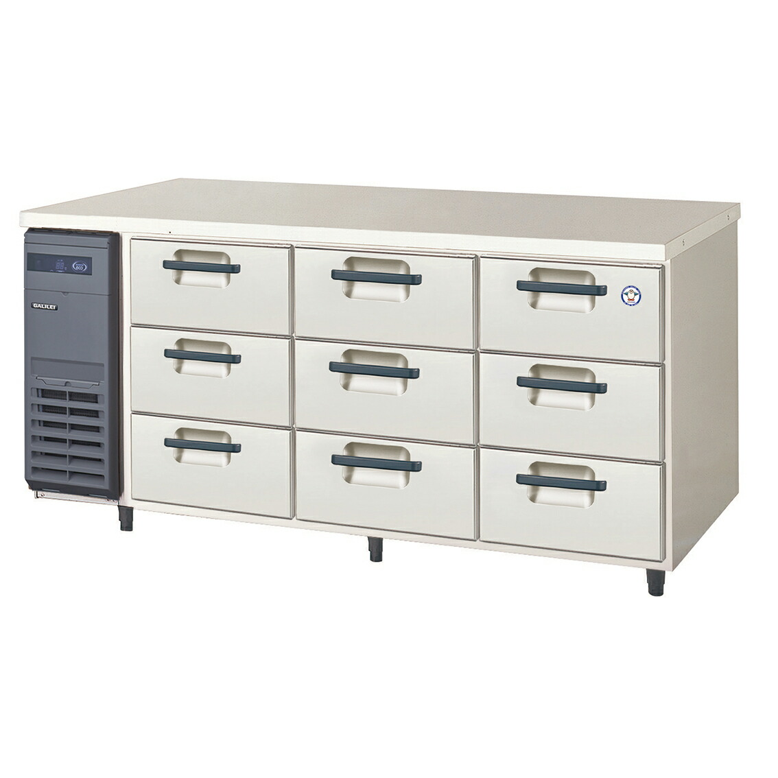 Ydc 160rm2 厨房機器キッチンキング 送料無料 業務用冷蔵庫 キッチン家電 Ldc 160rm 旧 冷蔵庫 冷凍庫 新品 フクシマ3段ドロワーテーブル冷蔵庫1650 600 800 業務用厨房機器