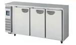 新品 福島工業(フクシマ)業務用横型冷蔵庫 超薄型 コールドテーブル幅1500×奥行450×高さ800(mm)LCU-150RM2-E(旧 TMU-50RE2)画像