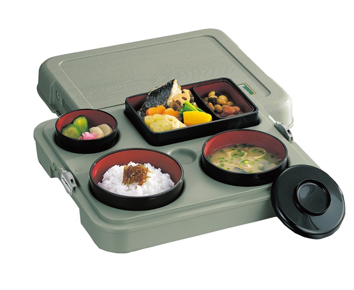 ＤＡ&minus;ＳＮ１０配食保温容器アサミドリ｜厨房機器キッチンキング