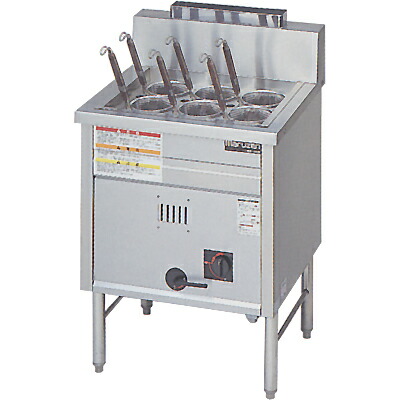 楽天市場】【新品・安心2年保証】ガス式角槽型ゆで麺機[ゆでカゴ3つ