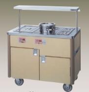 ニチワ電機グループホーム手押し車灯し火保温配膳車(TTW取り合わせ)GHW-1050P