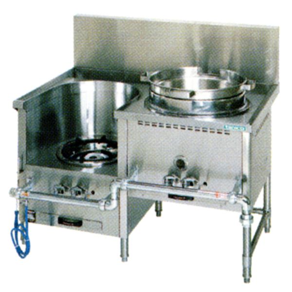 タニコー2口中華領域（吸いもの*蕎麦）TGCR-A12UL-U 業務用厨房機器・用品-業務用厨房機器
