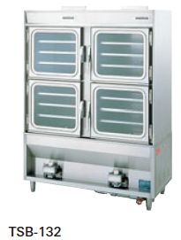 タニコー 屁っ放り式蒸し器W1320*D600*H1800 TSB-132