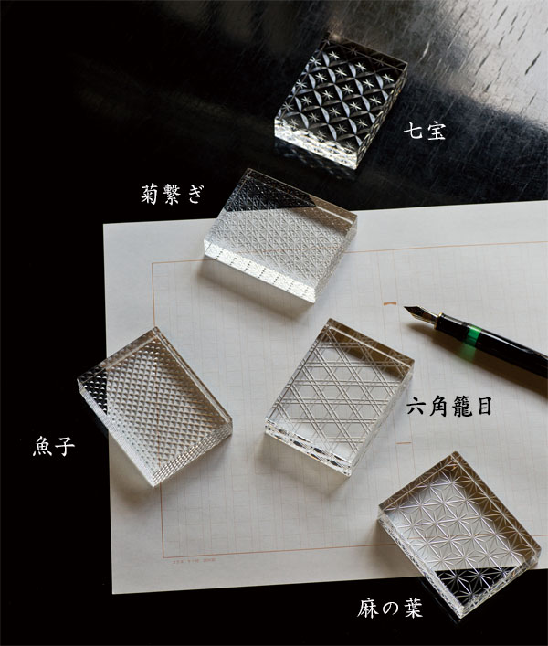 【ノグチミエコ】ガラスペーパーウェイト 青空模様 ノグチミエコ】ガラスペーパーウェイト 青空模様 ノグチミエコ