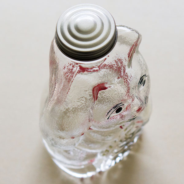 廣田硝子　お菓子入れ（大）　招き猫 楽天市場】廣田硝子 招き猫 菓子ビン 大 (SM-2) レトロ感ある懐かしの