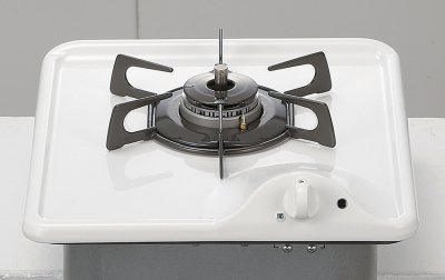 ガスコンロ ハーマン製（HARMAN）DC1004SA　Compact　Type（コンパクトタイプ） 1口コンロ　ホーロートップタイプ　グリルレス｜キッチン取付け隊（店）