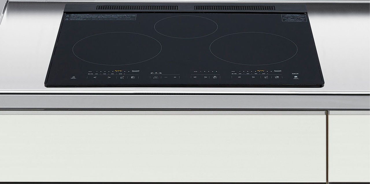 IHクッキングヒーター　パナソニック製（LIXIL）　CH-CL6F　 間口60cm　ブラック　2口IH・スタンダードタイプ　無水両面焼グリル｜キッチン取付け隊（店）