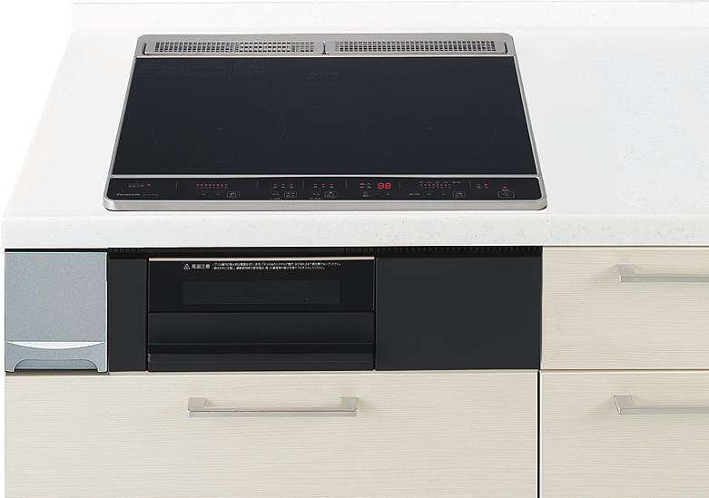 IHクッキングヒーター 　パナソニック製（Panasonic）　LEEN1H6AE　ブラック　間口60cm　 鉄・ステンレス対応　2口IH+ラジエント　Nシリーズ｜キッチン取付け隊（店）
