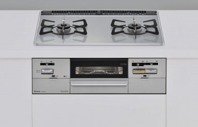 ガスコンロ リンナイ製(Rinnai) RS21W28P12TVR セイフル(SAFULL) パールクリスタル 標準幅60cm 強火力:右|キッチン取付け隊(店)