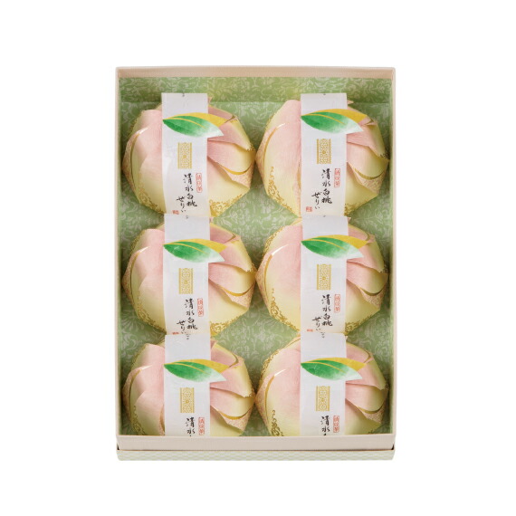 源吉兆庵　木箱入桃泉菓6個 桃泉果 6個入[木箱入り]: 宗家 源吉兆庵｜宗家 源吉兆庵 公式