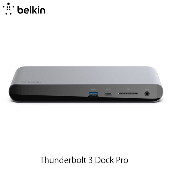 BELKIN Thunderbolt 3 Dock Pro (0.8m Thunderbolt 3ケーブル付) # F4U097JA ベルキン (Thunderbolt3 インターフェイス)