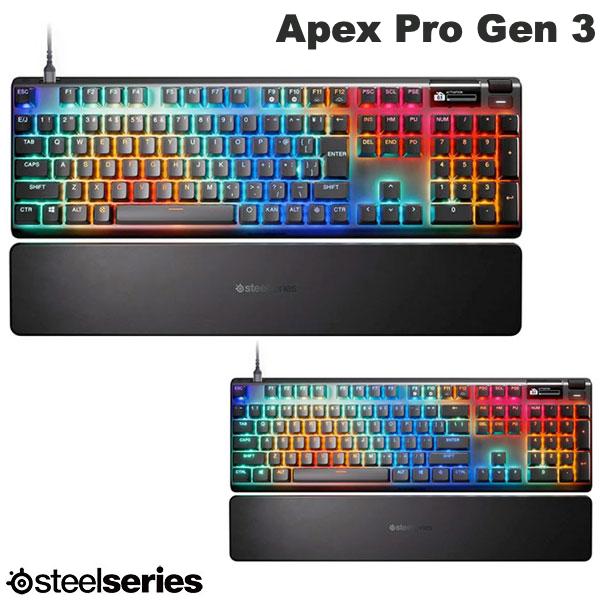 [正規販売店] SteelSeries Apex Pro Gen 3 JP 日本語配列 / US 英語配列 ゲーミングキーボード スティールシリーズ (キーボード)｜Premium Selection 店