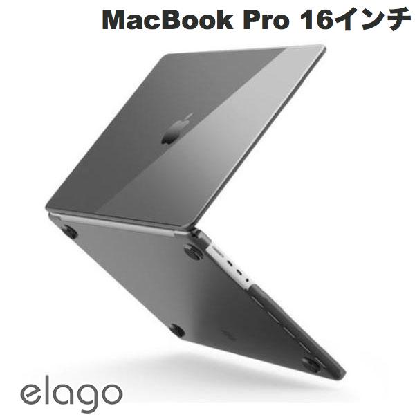 elago MacBook Pro 16インチ M5 2026 / M4 2024 / M3 2023 / M2 2023 / M1 2021 SLIM HARD CASE Dark Grey # EL_PC9CSPCSM_GY エラゴ (MacBook カバー・ケース・プロテクター) クリアケース