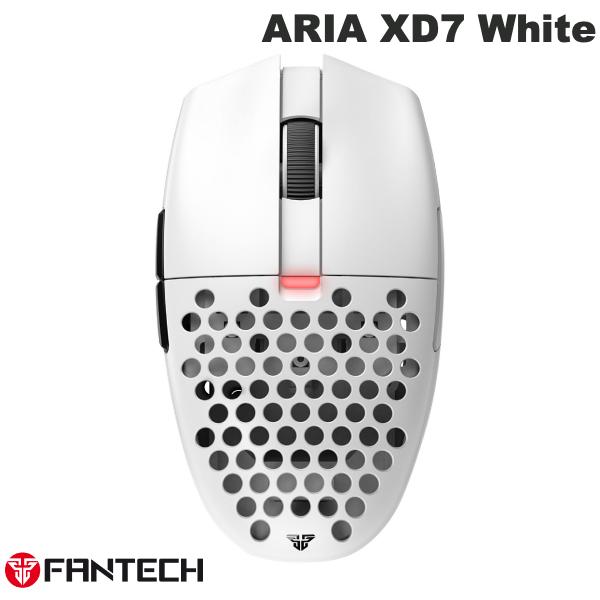 Fantech ARIA XD7 有線 / 2.4GHz無線 / Bluetooth ワイヤレス両対応 ゲーミングマウス White # XD7 WE ファンテック (マウス)画像