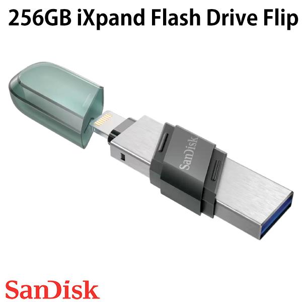 【楽天市場】[ネコポス発送] SanDisk 256GB iXpand Flash Drive Flip Lightning / USB A