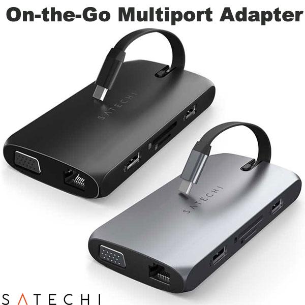 Satechi USB-C On-the-Go Multiport Adapter PD対応 9-in-1 マルチポートアダプター (USB-Cハブ) サテチ|Premium Selection 店