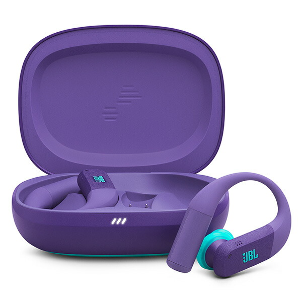 JBL Endurance Peak 4 Bluetooth 5.4 IP68 防水防塵対応 完全ワイヤレスイヤホン パープル # JBLENDUPEAK4PUR ジェービーエル (左右分離型ワイヤレスイヤホン) ジェイビーエル｜Premium Selection 店