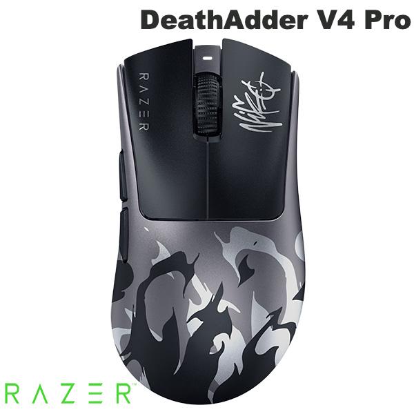 【在庫限り★セール】 Razer DeathAdder V4 Pro 有線 / 2.4GHz ワイヤレス 両対応 エルゴノミックデザイン 超軽量 eスポーツゲーミングマウス NiKo Edition # RZ01-05330300-R3M1 レーザー (マウス) レイザー [CS MVP ニコ・コヴァチ選手 エディション ]｜Premium Selection 店