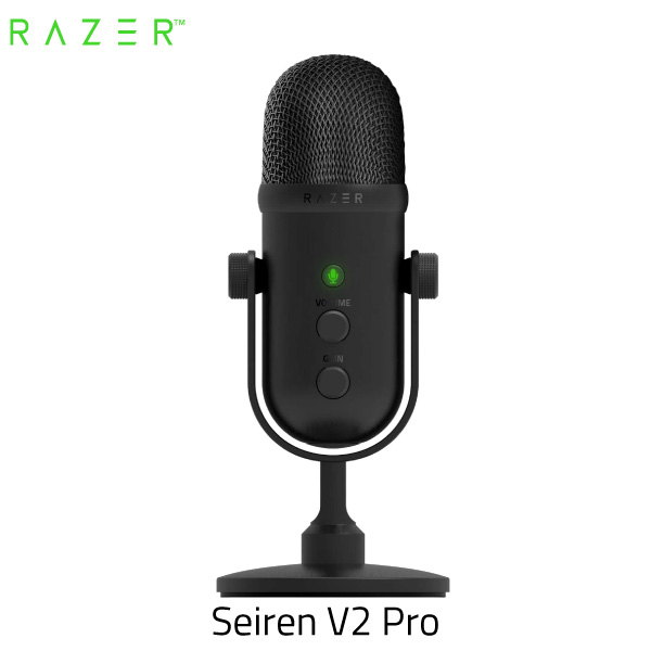 【あす楽】 【国内正規品】 Razer Seiren V2 Pro カーディオイド集音 配信向け USB 30mm ダイナミックマイク # RZ19-04040100-R3M1 レーザー (マイクロホン USB) セイレン rbf23画像