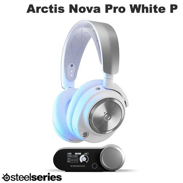 SteelSeries Arctis Nova Pro Wireless White P PlayStation ハイレゾ対応 有線 / 2.4GHz / Bluetooth 5.0 ワイヤレス ゲーミングヘッドホン # 61526J スティールシリーズ (ヘッドセット RFワイヤレス) sss26|Apple専門店 キットカット