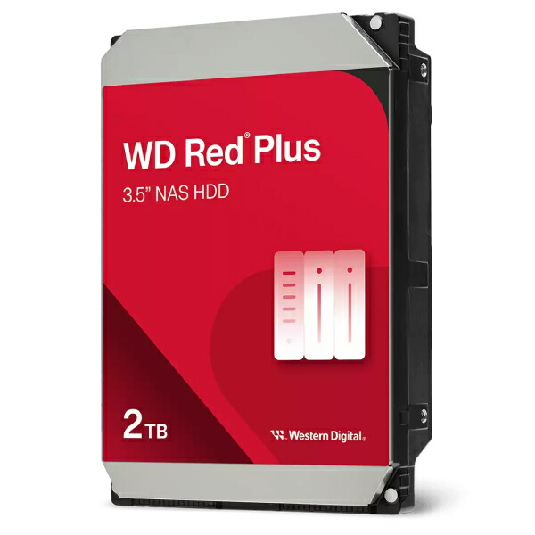 Western Digital 2TB Red Plus 3.5-Inch SATA キャッシュサイズ 64MB # WD20EFPX ウエスタンデジタル (内蔵ハードディスク)｜Apple専門店 キットカット